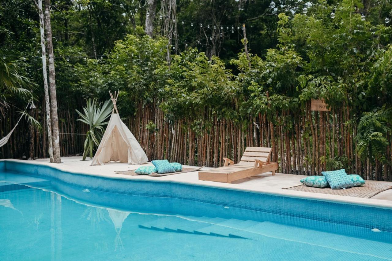 Lunita Jungle Experience Hotel Puerto Morelos Exterior photo